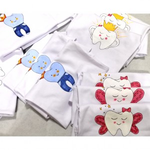 بادی آستین کوتاه طرح دندونی