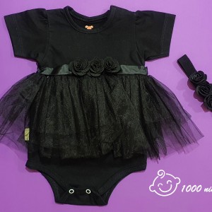 بادی سارافون مشکی ام تی ام