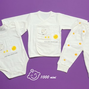 ست 3 تکه طرح تخم مرغ آرین