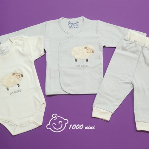 ست 3 تکه طرح بره گلدوزی آرین