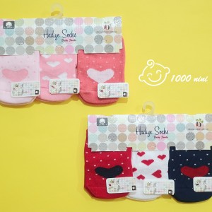 پک ۳ تایی جوراب ساق کوتاه دخترانه