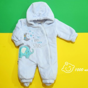 سرهمی زمستانی فیل آبی با پاپوش تیتو