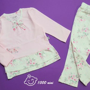 ست 2 تکه آستین بلند لیانا نیلی