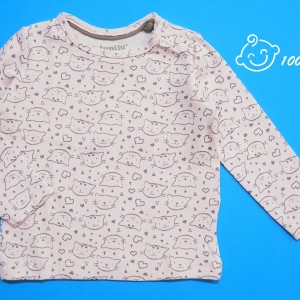 تیشرت آستین بلند تمام چاپ گربه لوپیلو