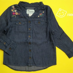 پیراهن جین جلو دکمه لوپیلو