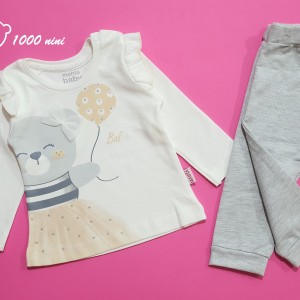 بلوز شلوار خرس و بادکنک مهتابیبی 3726