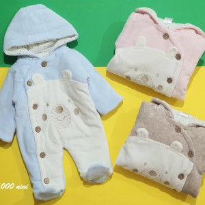 سرهمی زمستانی طرح خرس مادرو کد 448