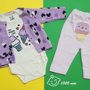 ست 3 تکه طرح بستنی هومن