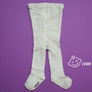 جوراب شلواری طوسی روشن پاپک