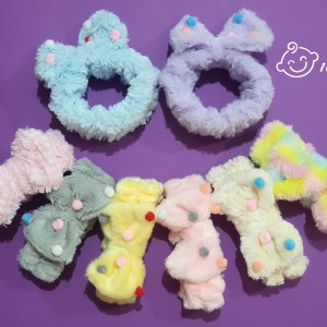 هدبند زمستانی طرح پاپیون