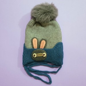 کلاه بافت طرح خرگوش