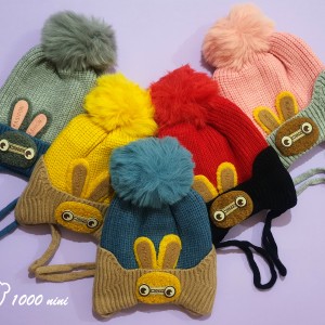 کلاه بافت طرح خرگوش