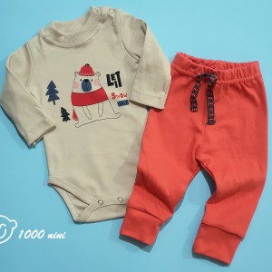 ست 2 تکه طرح خرس سرمایی میکی