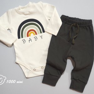 ست 2 تکه طرح رنگین کمان میکی