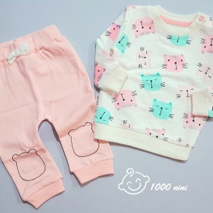 ست بلوز شلوار گربه آی نور 227