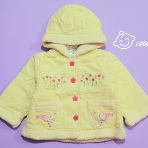 کاپشن زرد مخمل کبریتی