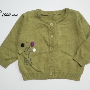 ژاکت بافت سبز