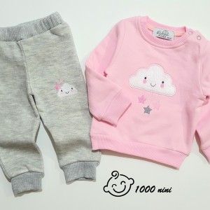 بلوز شلوار تو کرکی ابر الما کیدز