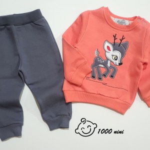 ست بلوز شلوار تو کرکی آهو الما کیدز