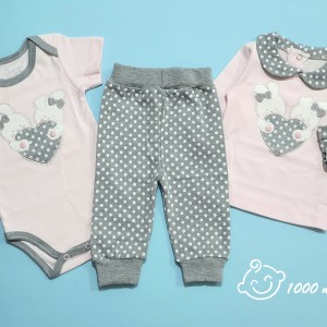 ست 3 تکه خرگوش خال خالی دانالو