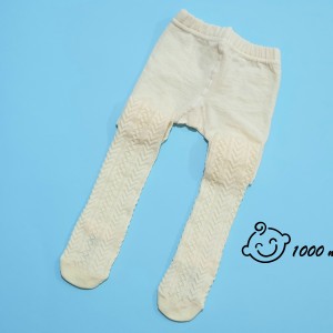 جوراب شلواری طرح بافت ایپلیک