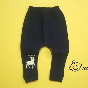 شلوار طرح گوزن ارغوان