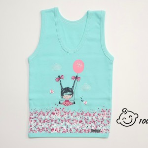 رکابی طرح دختر و بادکنک کوکالو