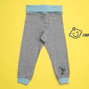 شلوار کمردار طوسی