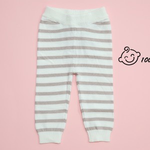 شلوار بافت راه راه لوپیلو