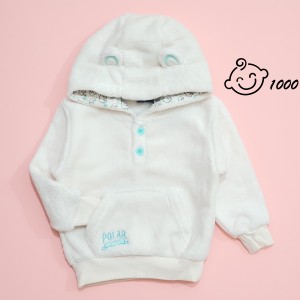 هودی مخمل سفید لوپیلو