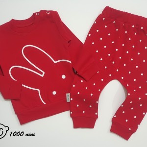 بلوز و شلوار خرگوش قرمز نی نی تاپ