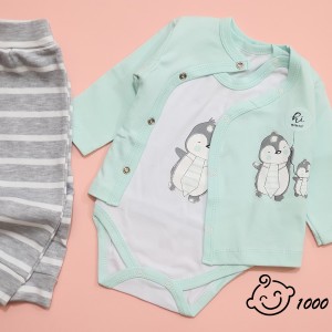 ست 3 تکه طرح پنگوئن گود مارک 3164