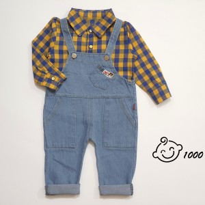 ست پیشبندی جین پسرانه