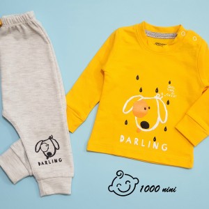 بلوز و شلوار هاپو زرد چیاکو