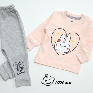 بلوز و شلوار خرگوش و قلب چیاکو