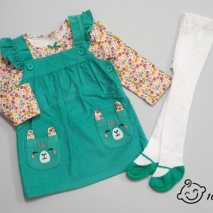 سارافون سه تکه خرسی سبز