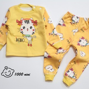 بلوز و شلوار داخل مخمل گربه