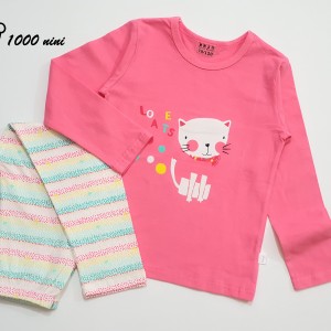 بلوز و شلوار گربه لپ قرمزی