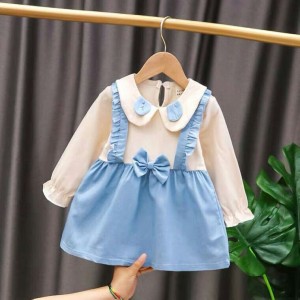 پیراهن دخترانه پاپیون