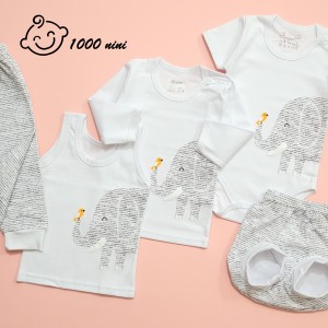 ست 5 تکه طرح فیل گنجشک