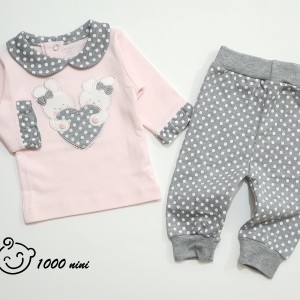 بلوز و شلوار خرگوش خال خالی دانالو