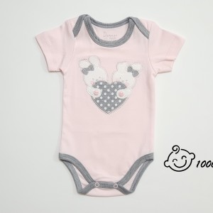 بادی آستین کوتاه خرگوش خال خالی دانالو