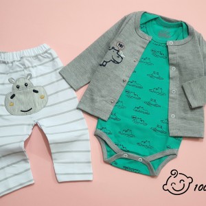 ست 3 تکه طرح اسب آبی هومن