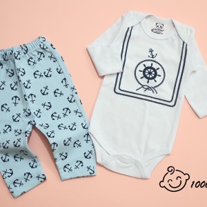 ست بادی شلوار طرح سکان هومن