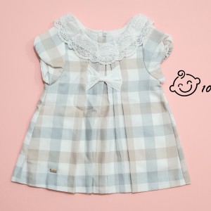 پیراهن کلاسیک پلیسه ایندیگو 29773