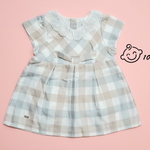 پیراهن کلاسیک سه پیلی ایندیگو 29772