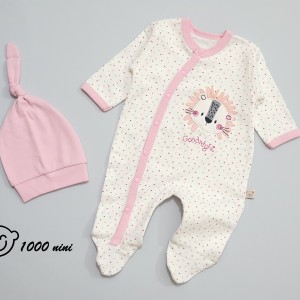 سرهمی کلاه شیر خالخالی صورتی ترک minisse