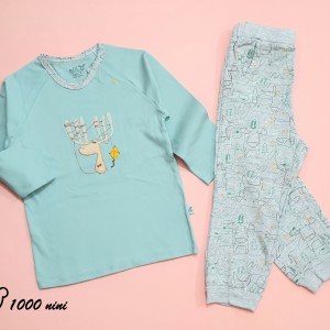 ست 2 تکه آستین بلند گوزن نیلی