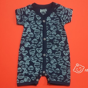 رامپر ماشین آبی سرمه ای باولی