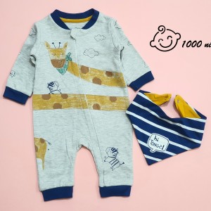 سرهمی و دستمال گردن زرافه گورخر تانگز کد 2431